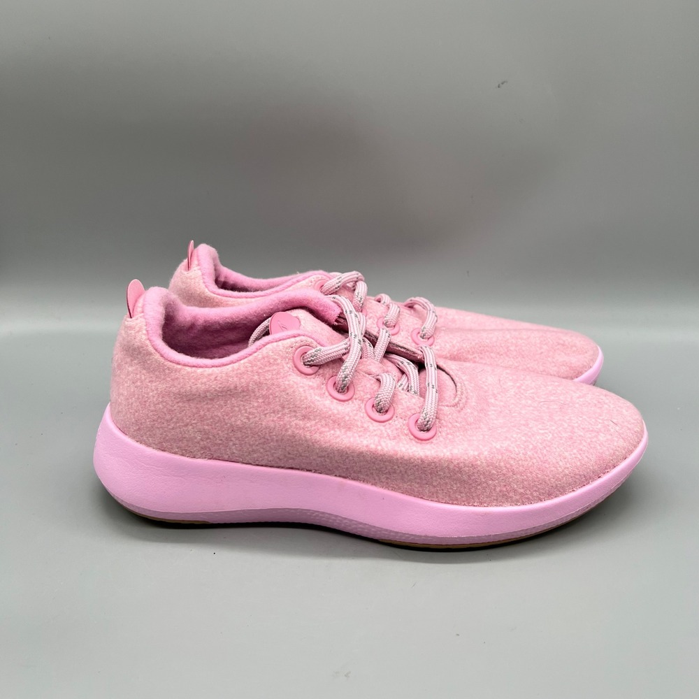 Allbirds Shoes Women 8 Pink Merino Wool Mizzles Water Repellent Sneakers Comfort